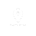 White logo of a location pin with concentric circles above the text &ldquo;READY TRACK&rdquo;
