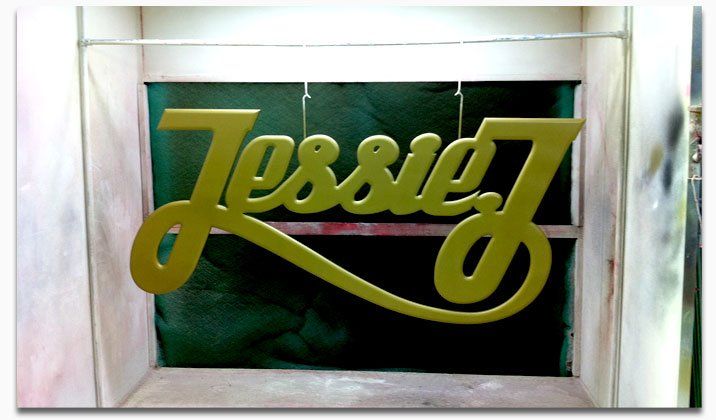 Bespoke Design - Swindon - Spraytech Paint Services Ltd - Jessie J Logo
