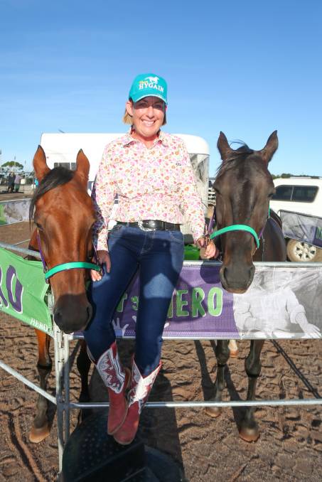 Tanya McDermott with horses
