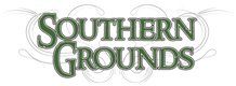 The logo for southern grounds is green and white on a white background.