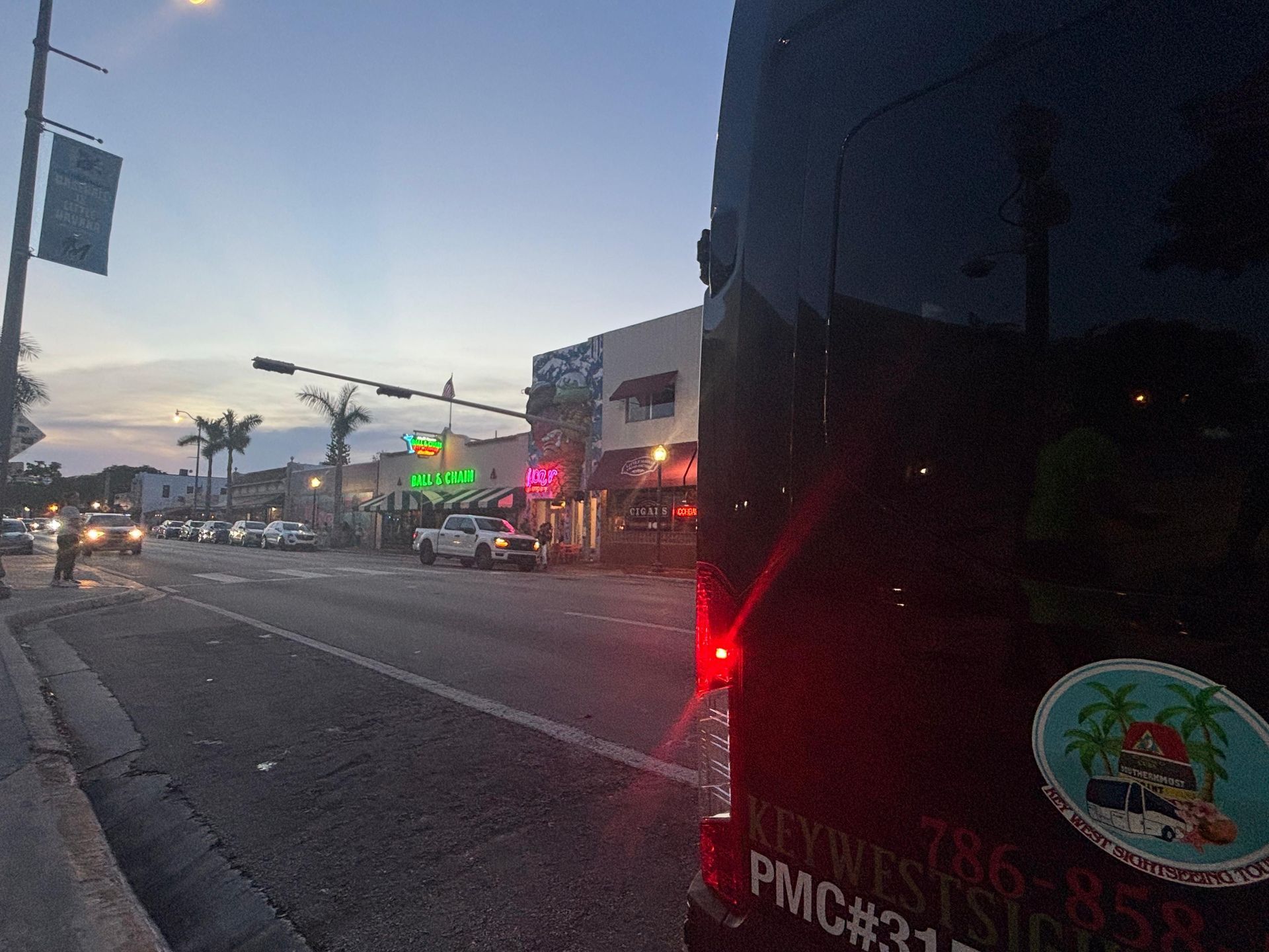 Miami City Lights Tour parked in Little Havana 