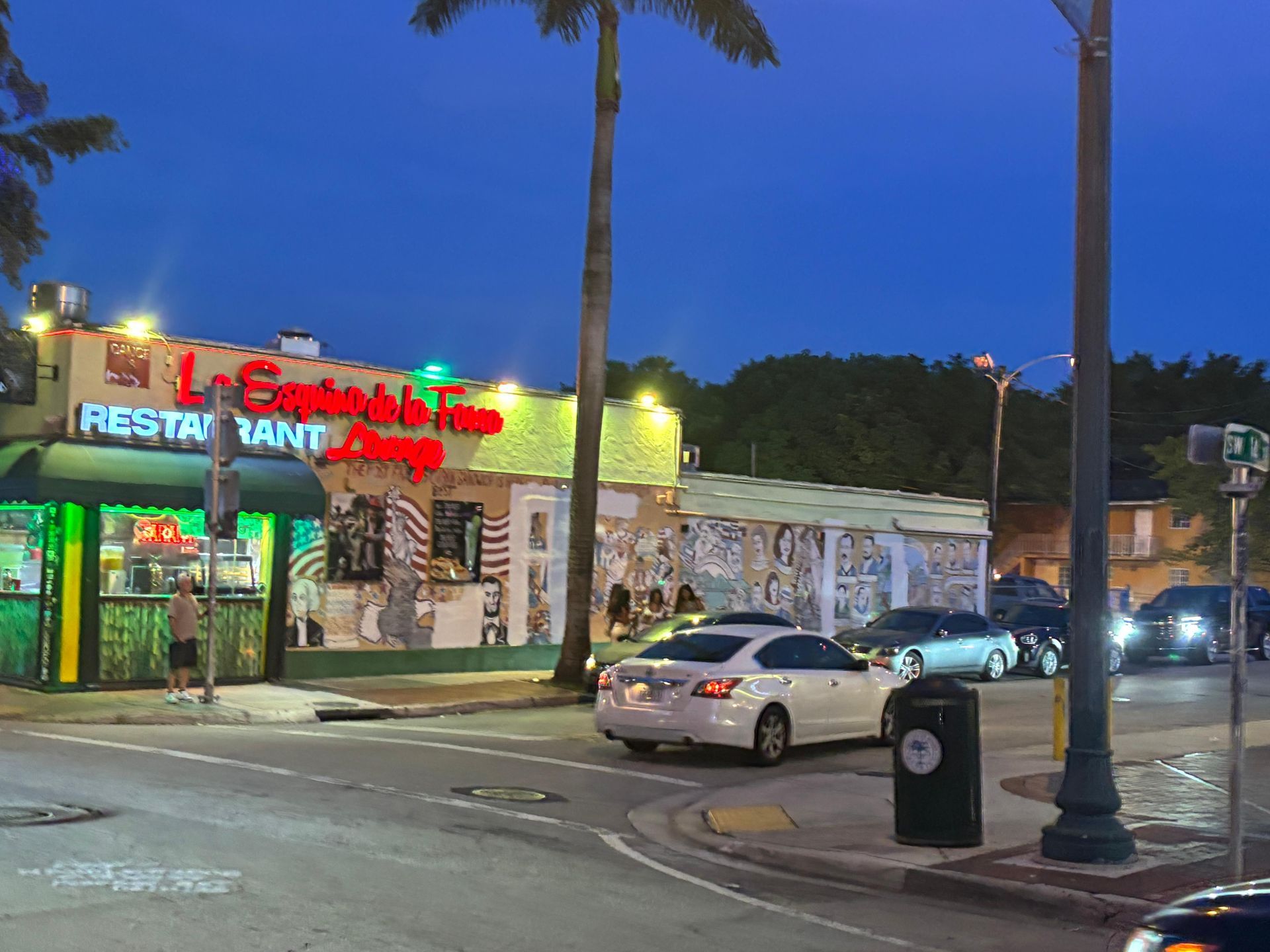 Little Havana during Miami Sightseeing at Night