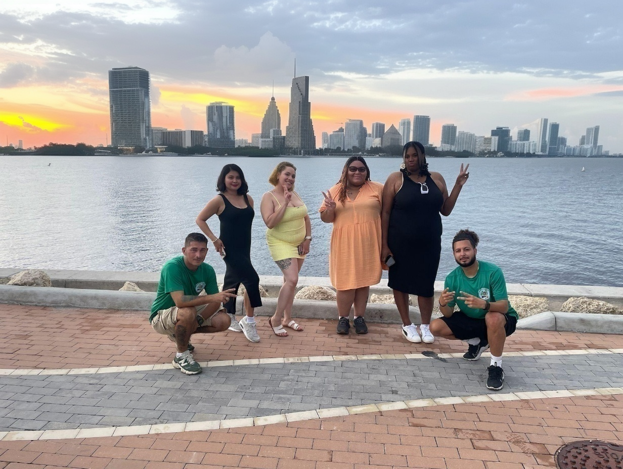 Secret Miami Skyline Photo Spot during the Miami Sunset