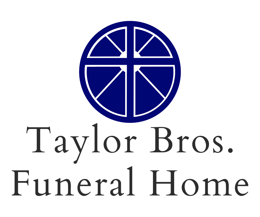 The logo for sample funeral home is shown on a white background.
