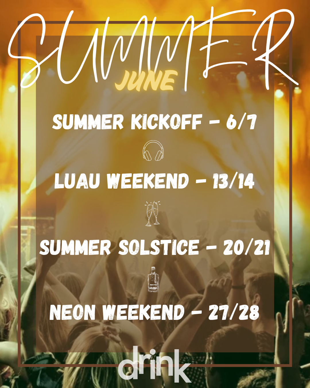 Summer - Friday & Saturday Night DJs at Drink Nightclub in Schaumburg