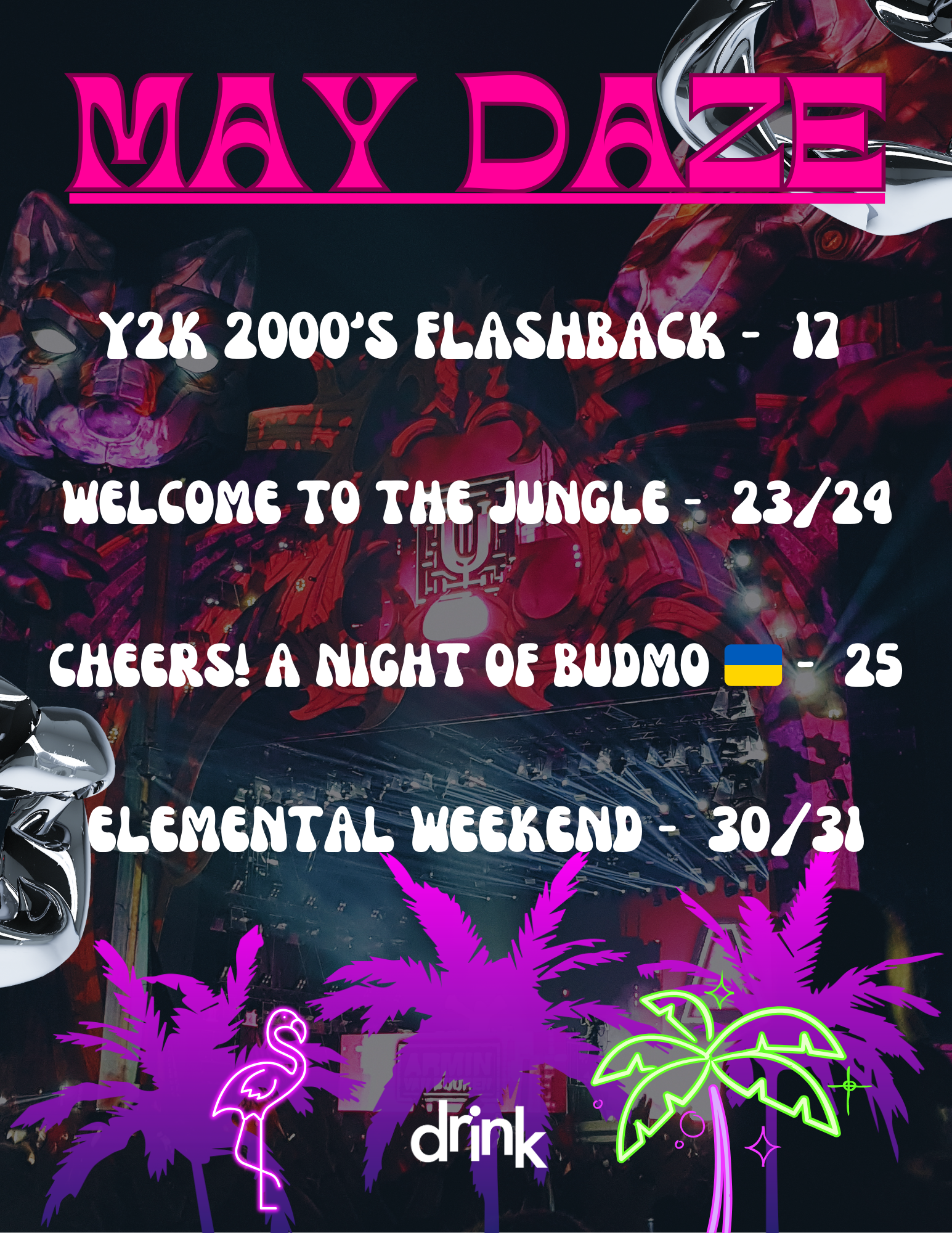 Friday & Saturday Night DJs at Drink Nightclub in Schaumburg Spring Fling - Friday & Saturday Night DJs at Drink Nightclub in Schaumburg