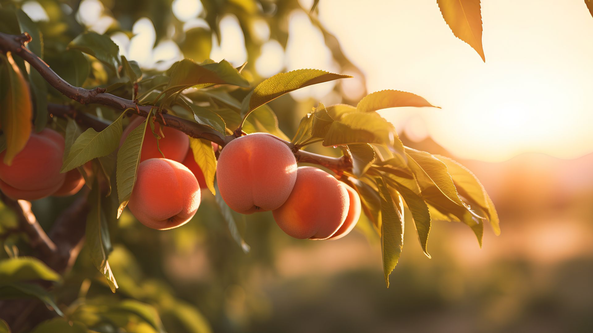apricot tree with fruit