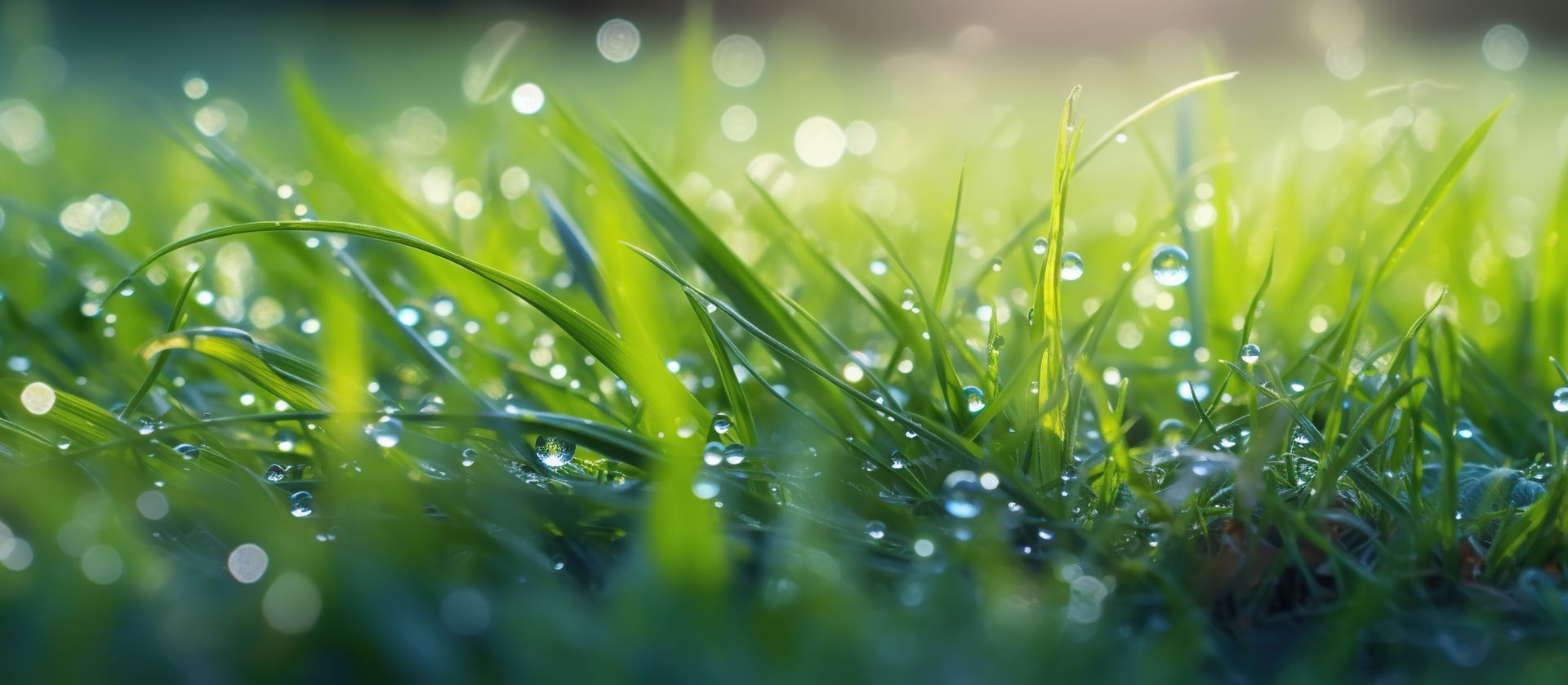 lawn water drops