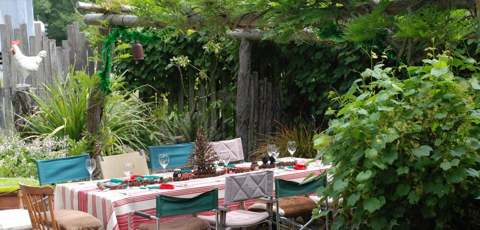 christmas in the garden