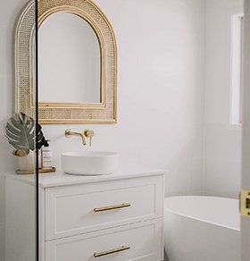 Elegant Bathroom Sink — Interior Design in Tweed Heads, NSW