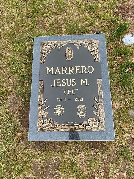 misty bronze grave markers