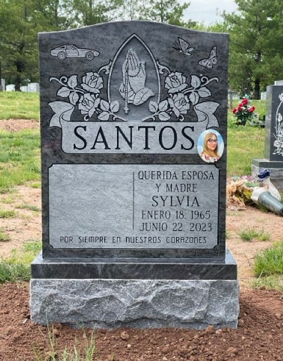 custom designed tomb stone