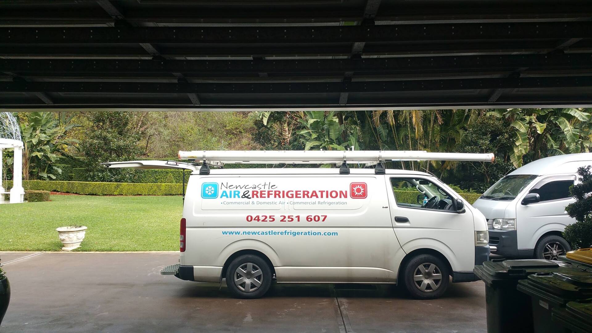 Newcastle Air Refrigeration Van — Newcastle Air & Refrigeration In New Lambton