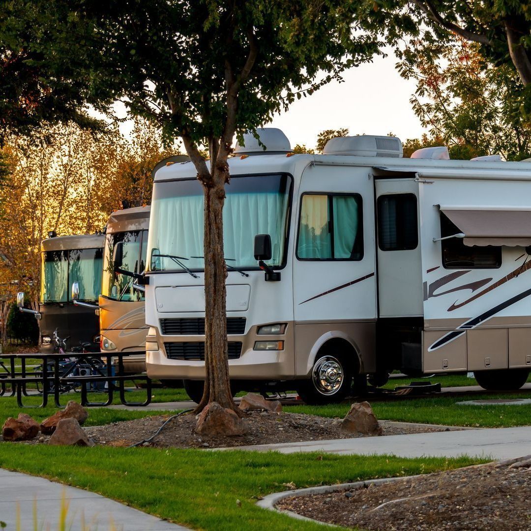 RV With Bikes On Road — Boise, ID — Boise Valley RV Center RV With Bikes On Road — Boise, ID — Boise Valley RV Center