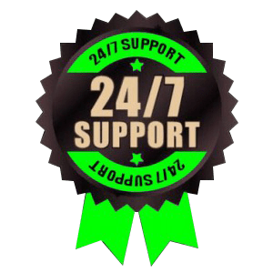 24/7 Support Badge