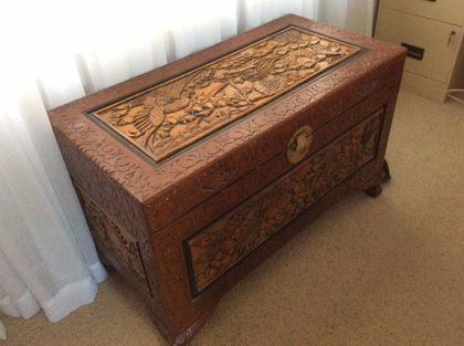 Antique Wooden Box — Secondhand furniture & clothes in Raleigh, NSW