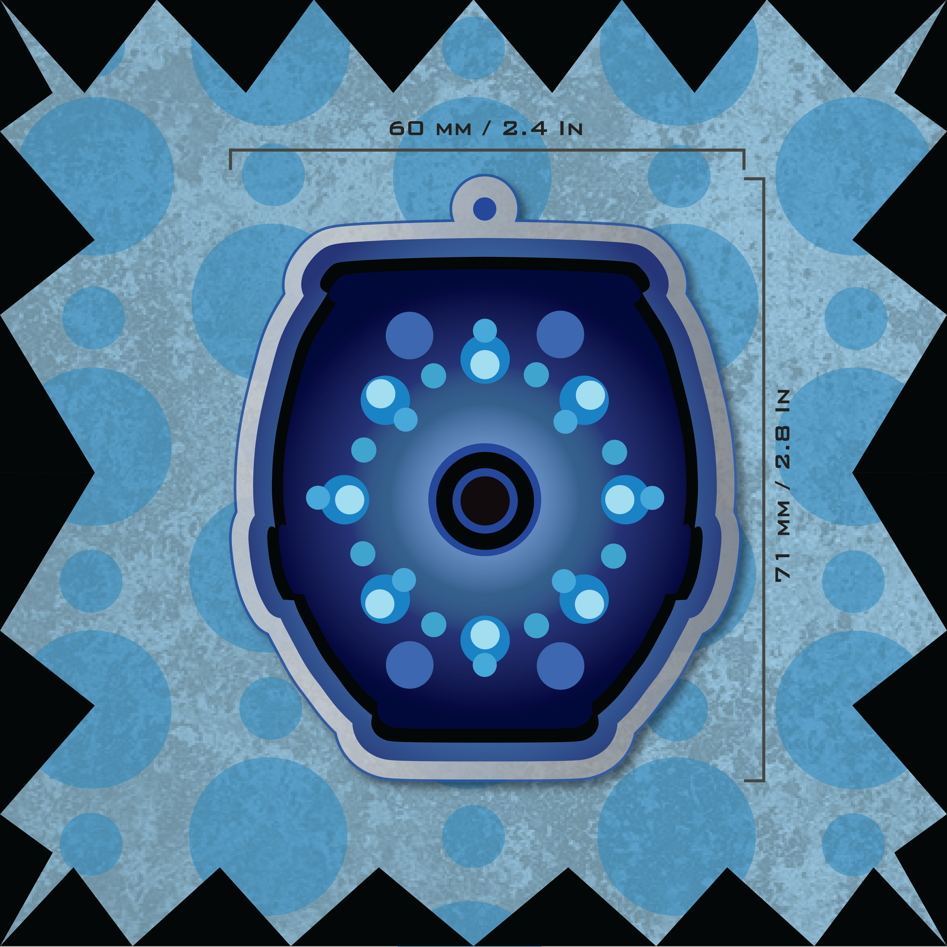 Sacred Circle Drum Charm