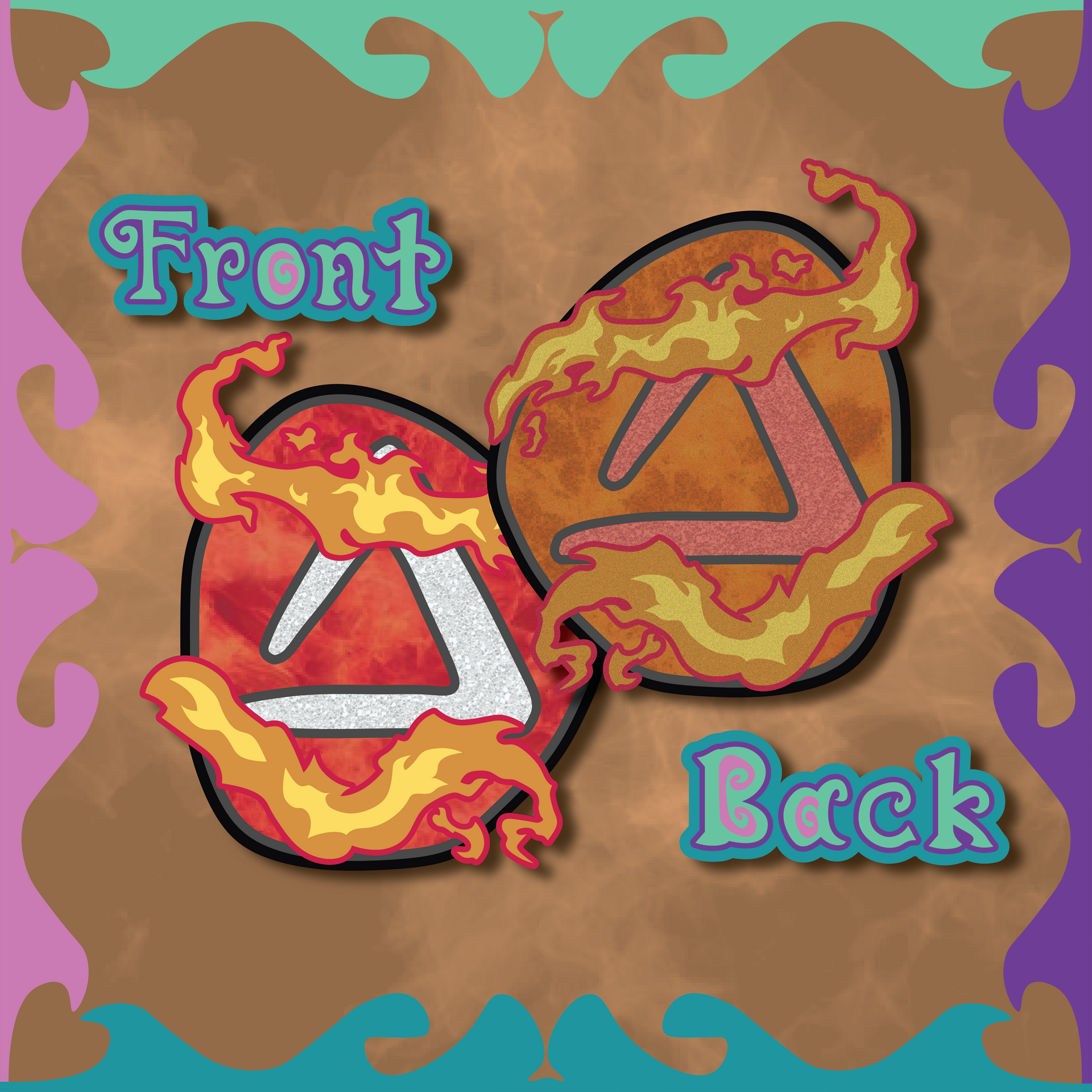 Fire Symbol Charm