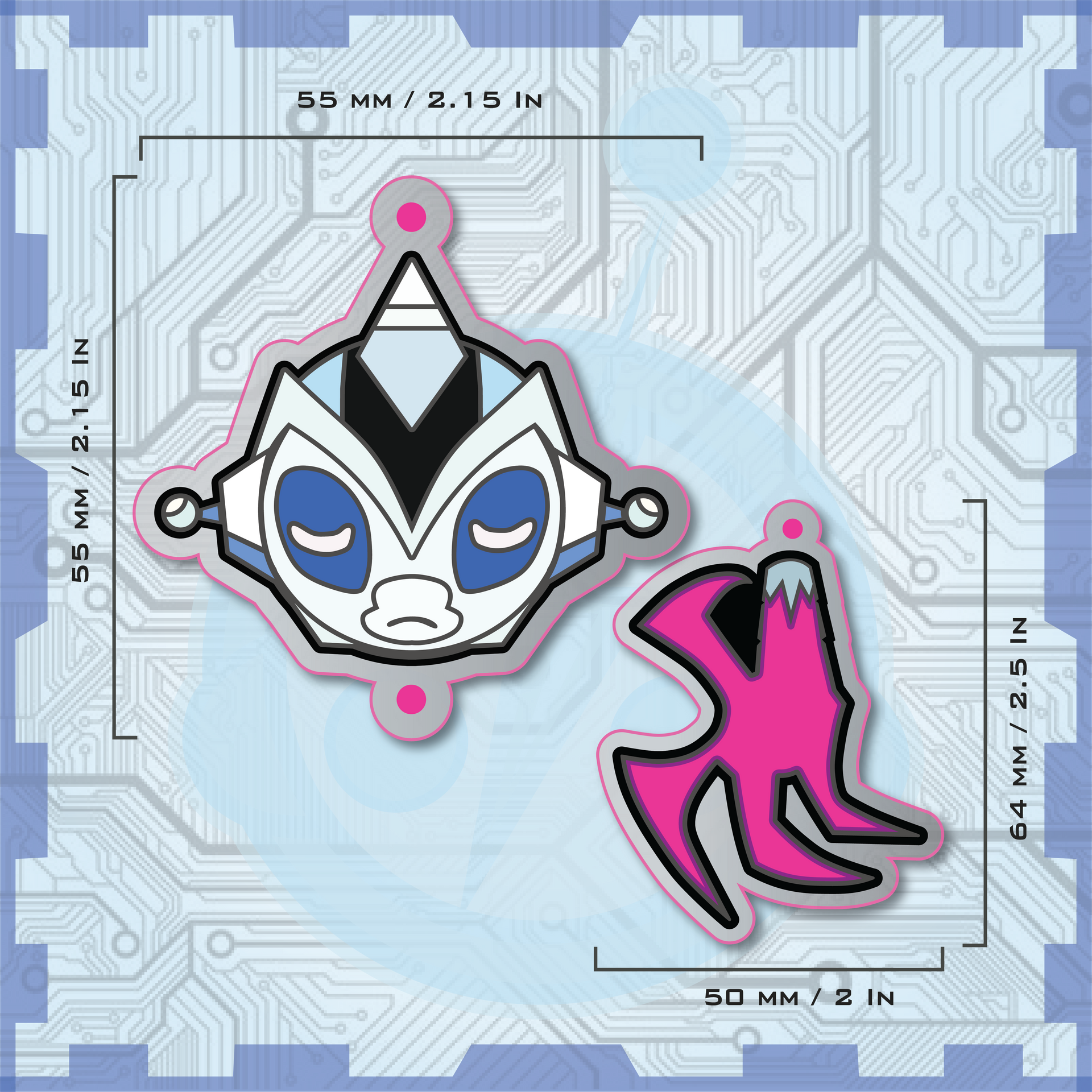 Silver Monkey / Claw Charm Set