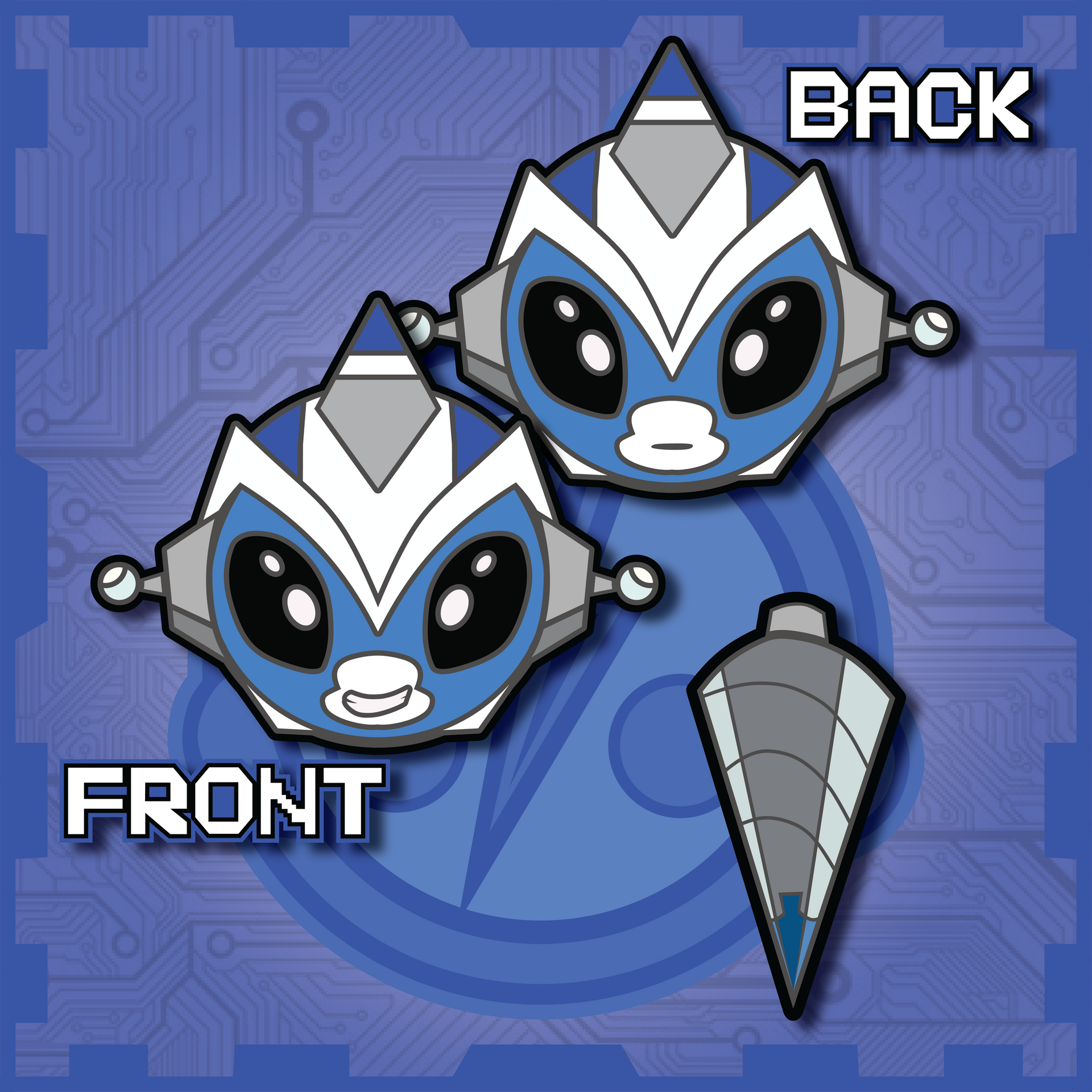 Blue Monkey / Drill Charm Set