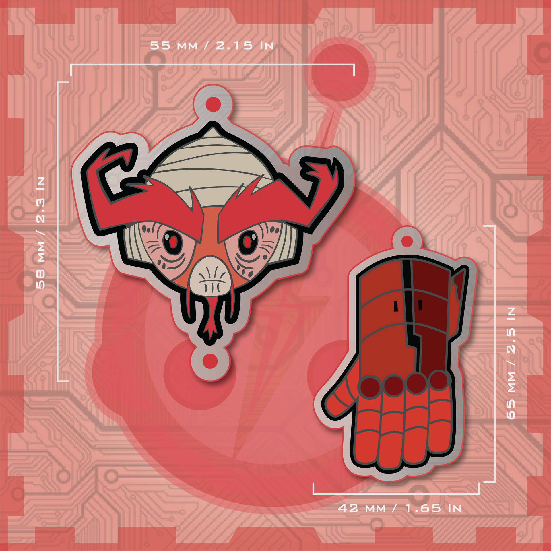 Original Monkey / Glove Charm Set