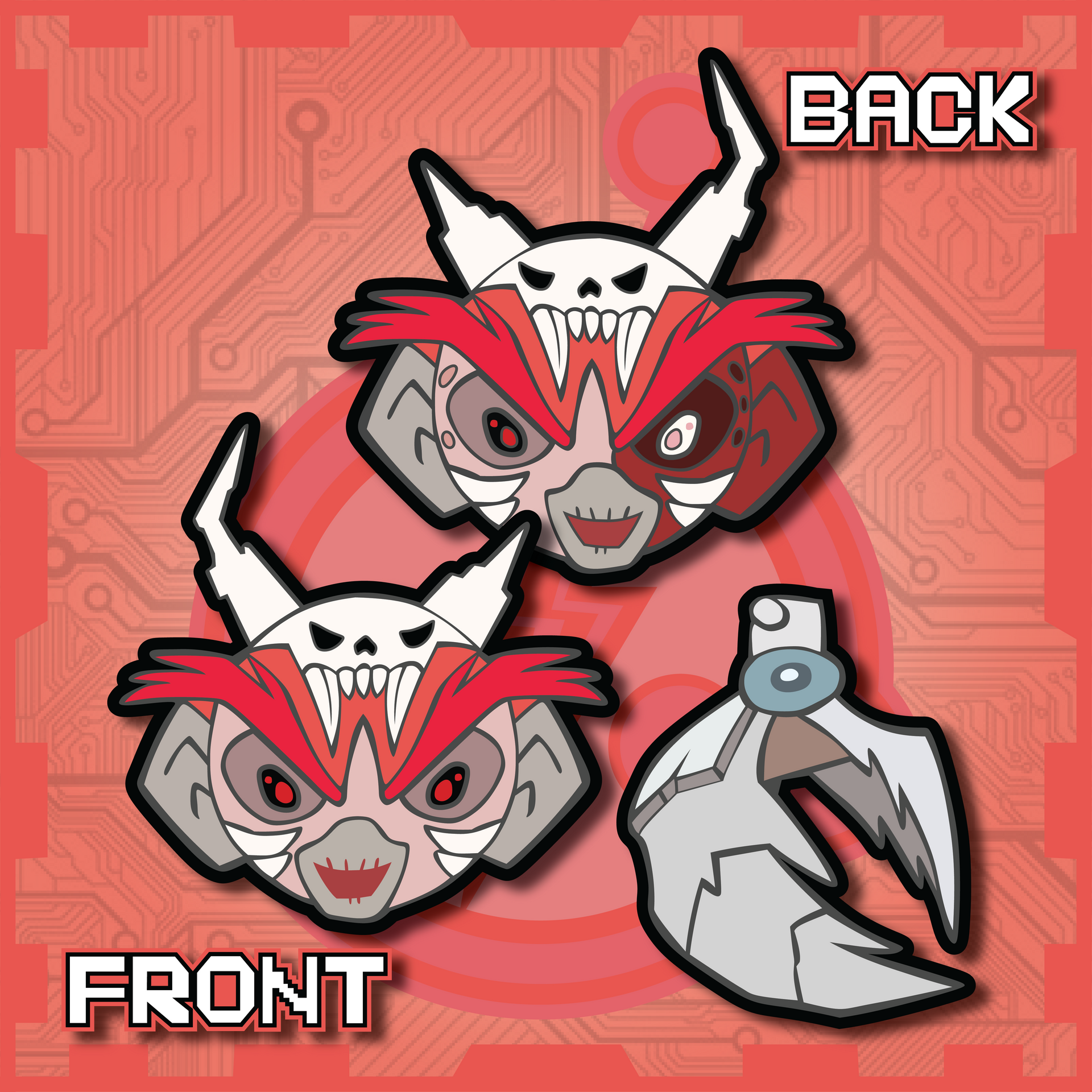 Corrupted Monkey / Pincer Charm Set
