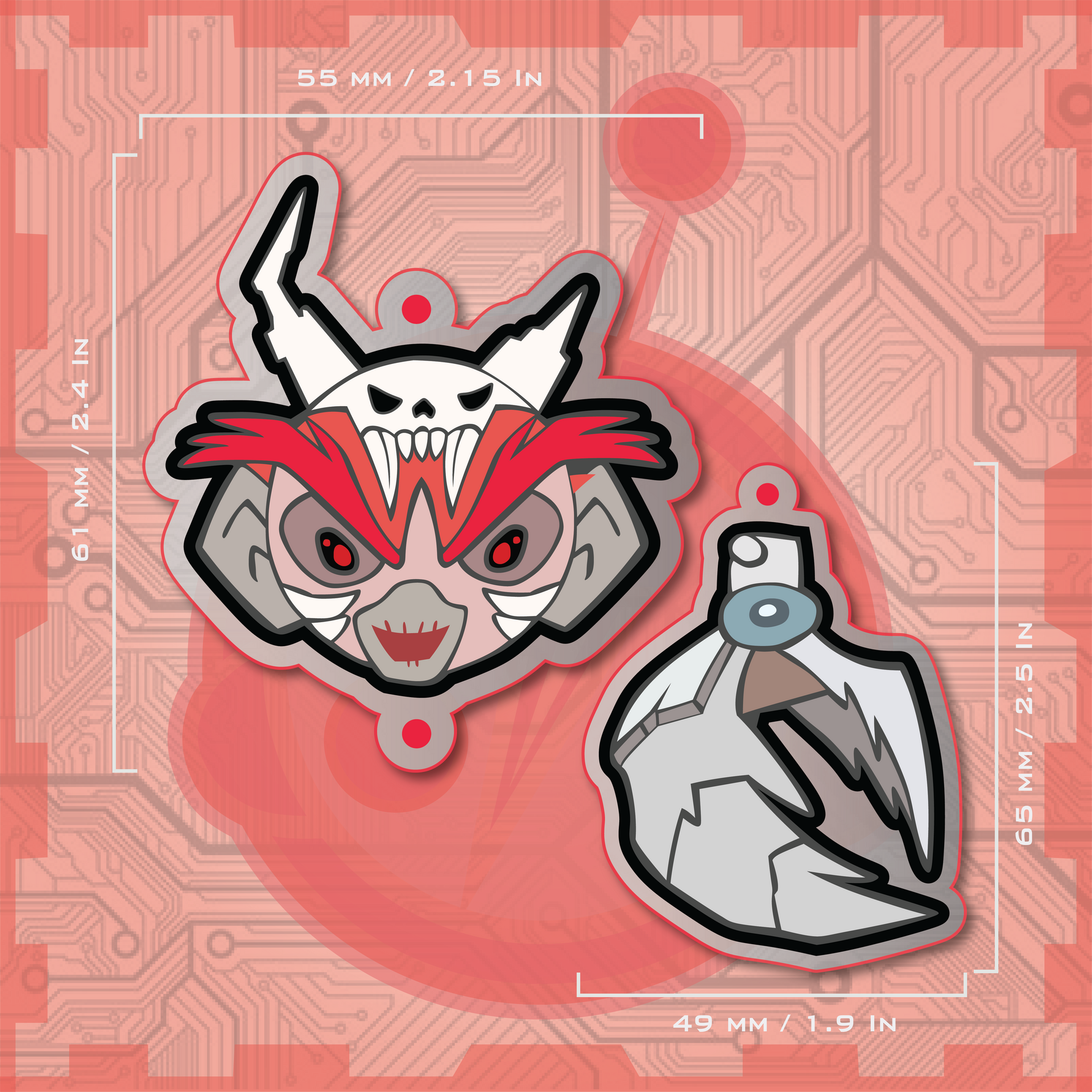 Corrupted Monkey / Pincer Charm Set