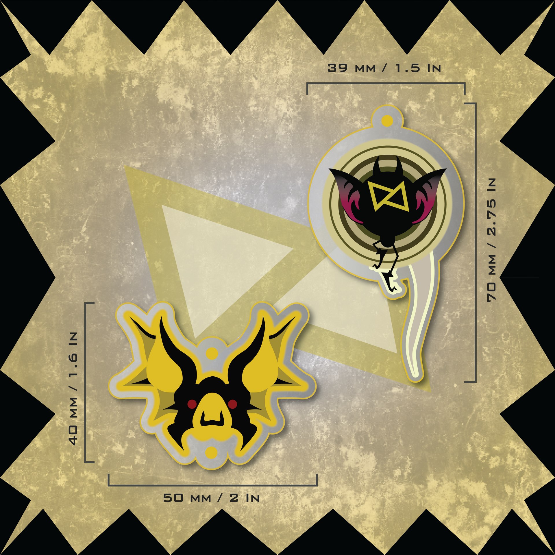 SNRCY/JSTC Acrylic Charm Set