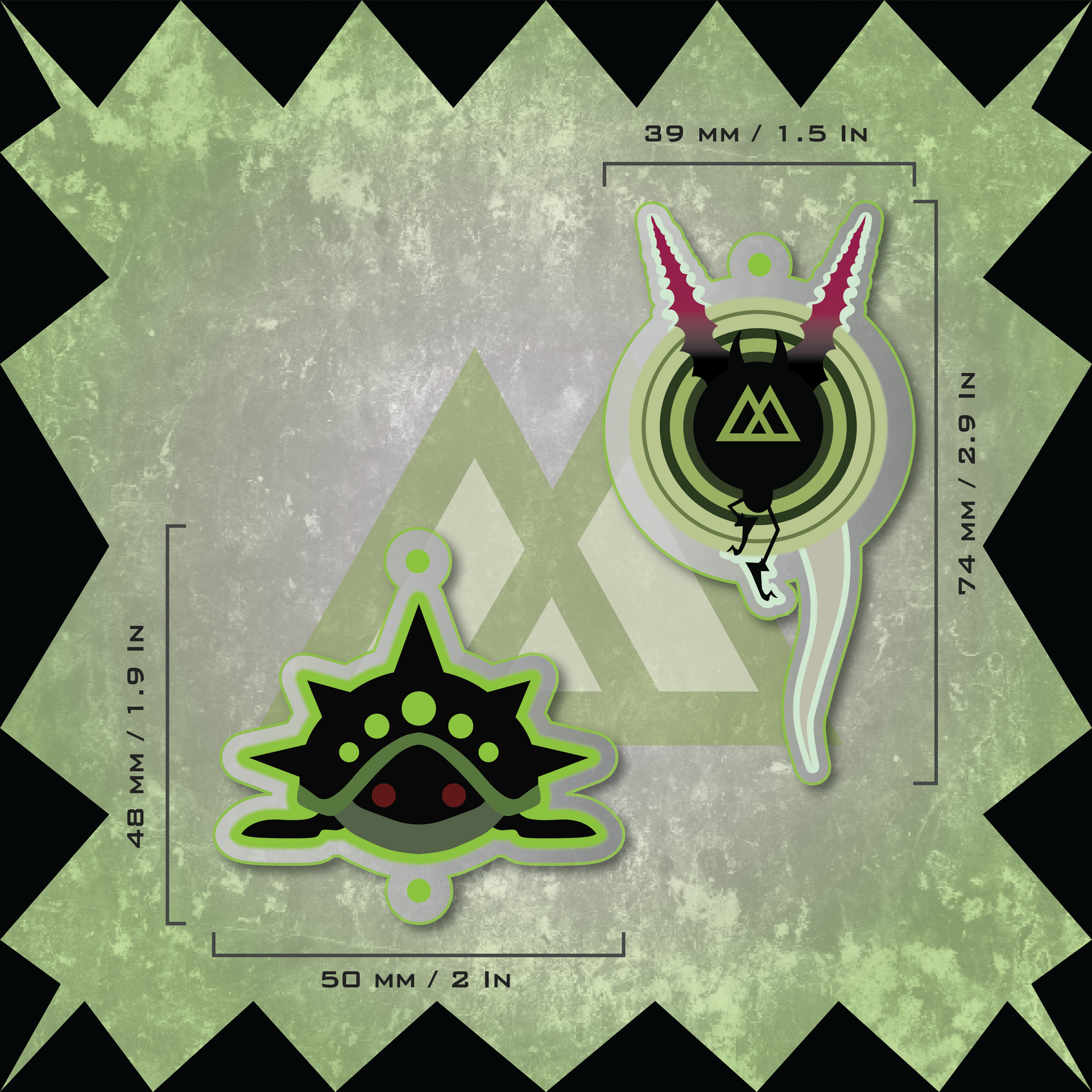 SGTTL/ADMNC Charm Set