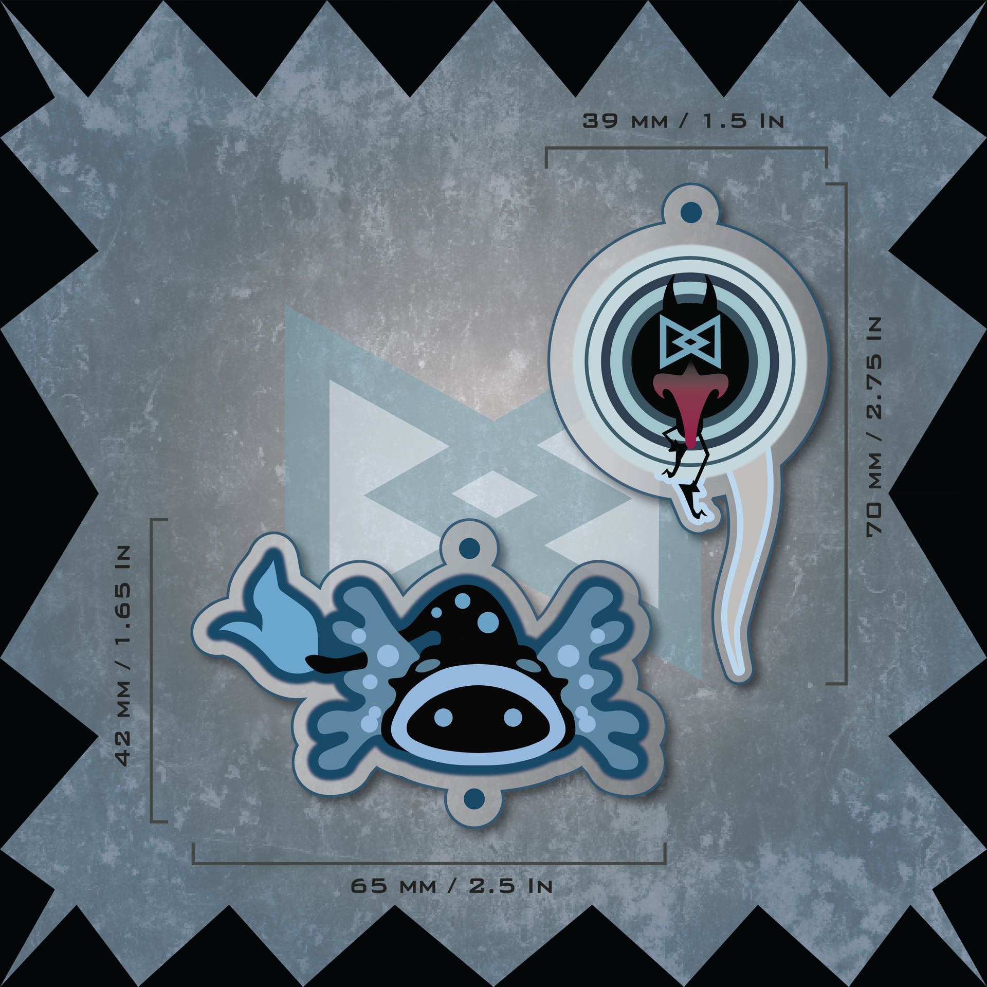 NTYFN/PRTY Charm Set