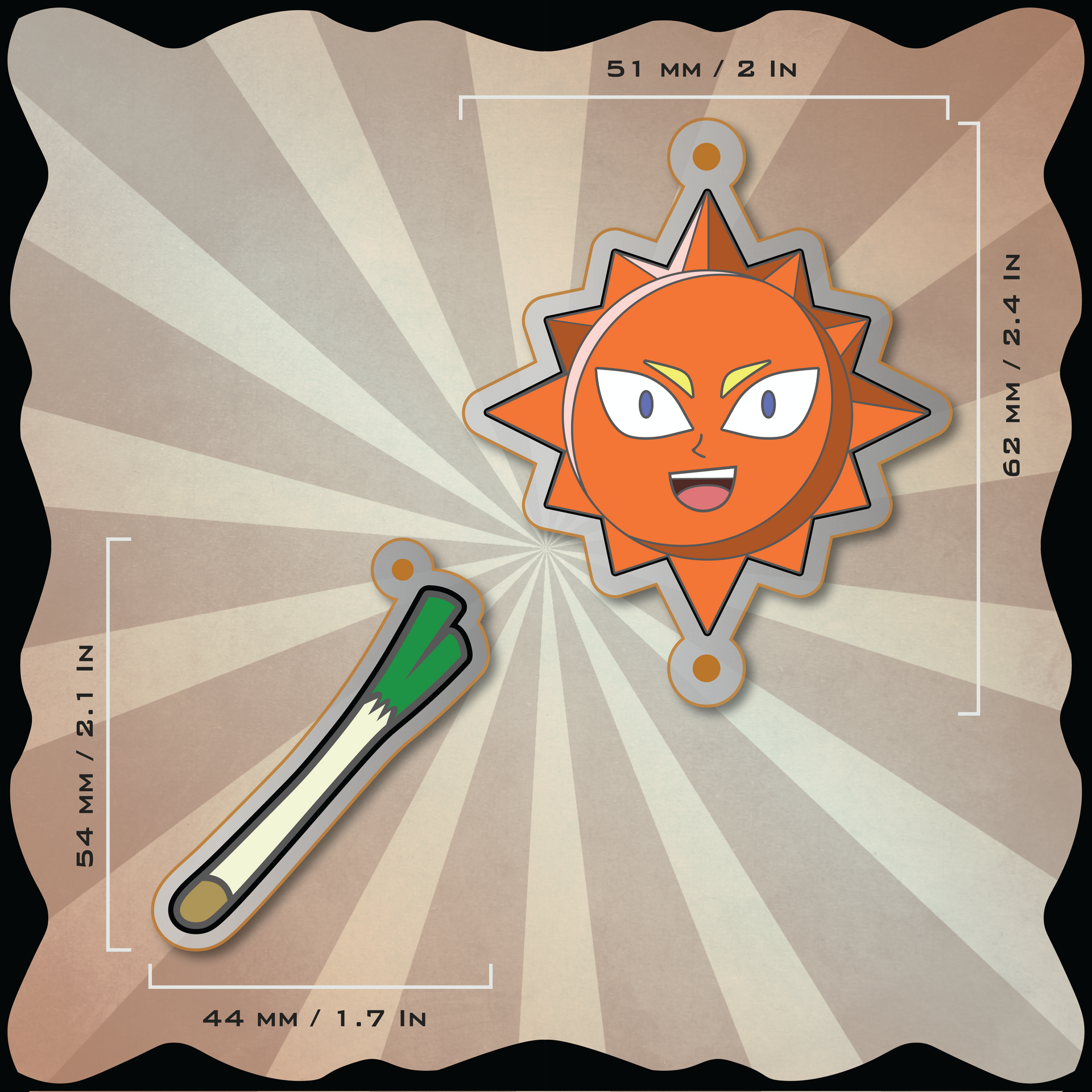 DONP Stack Charm Set