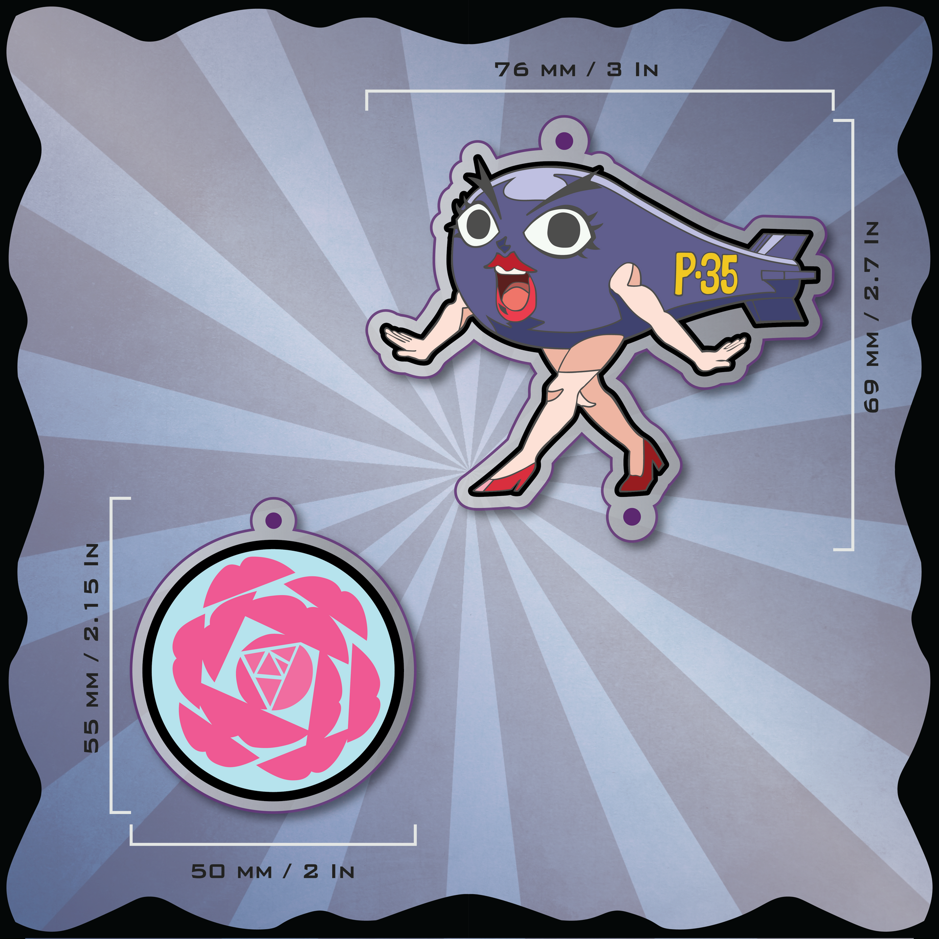 TPDG Stack Charm Set