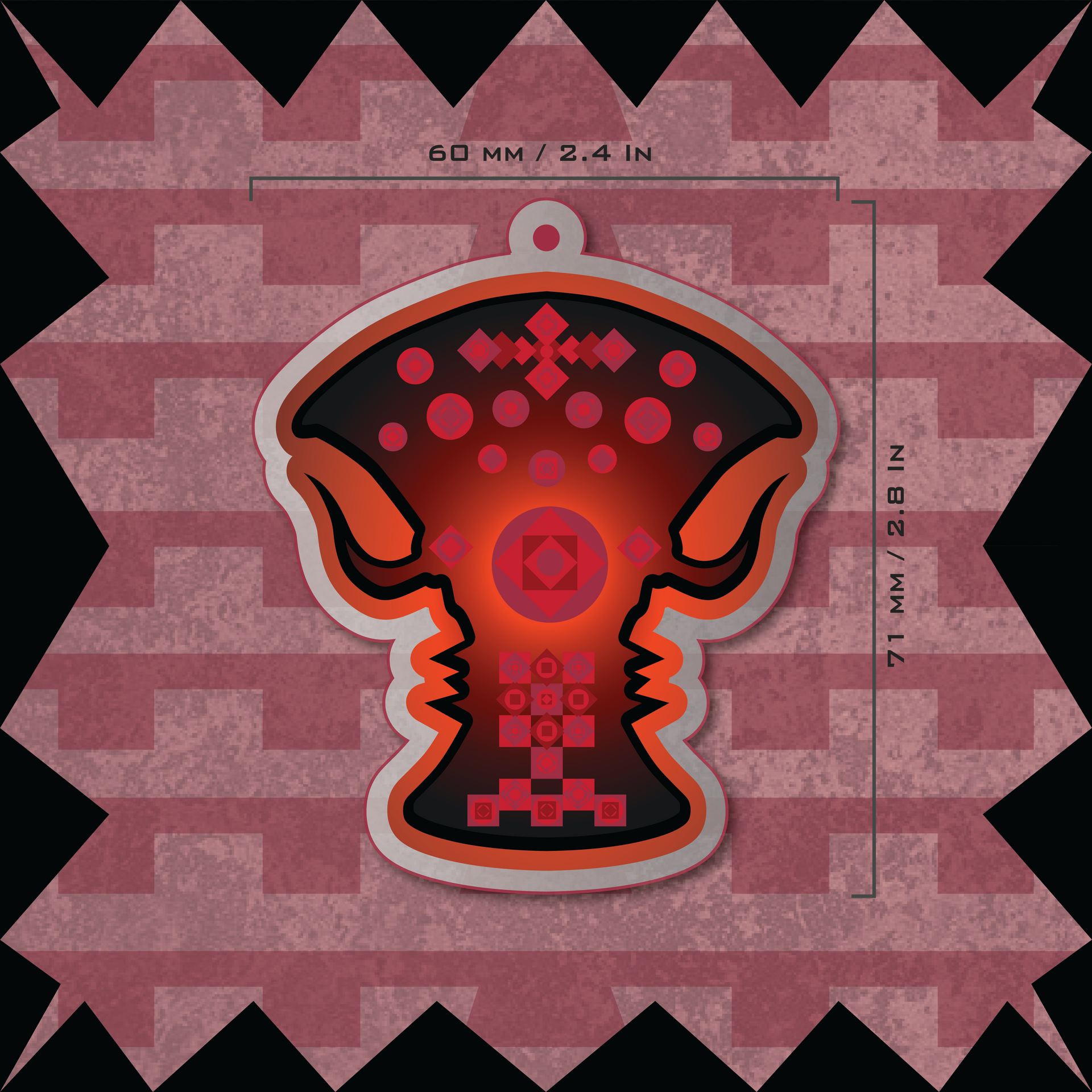 Sacred Enemy Drum Charm