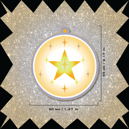 Gold Star Blessing Charm