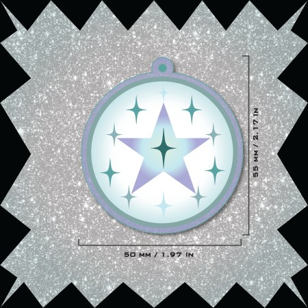 Silver Star Blessing Charm