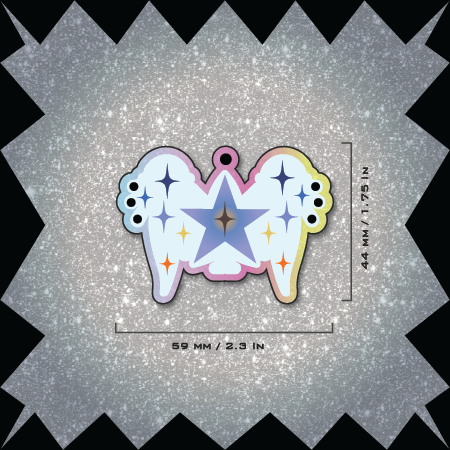 Metal Star Blessing Charm