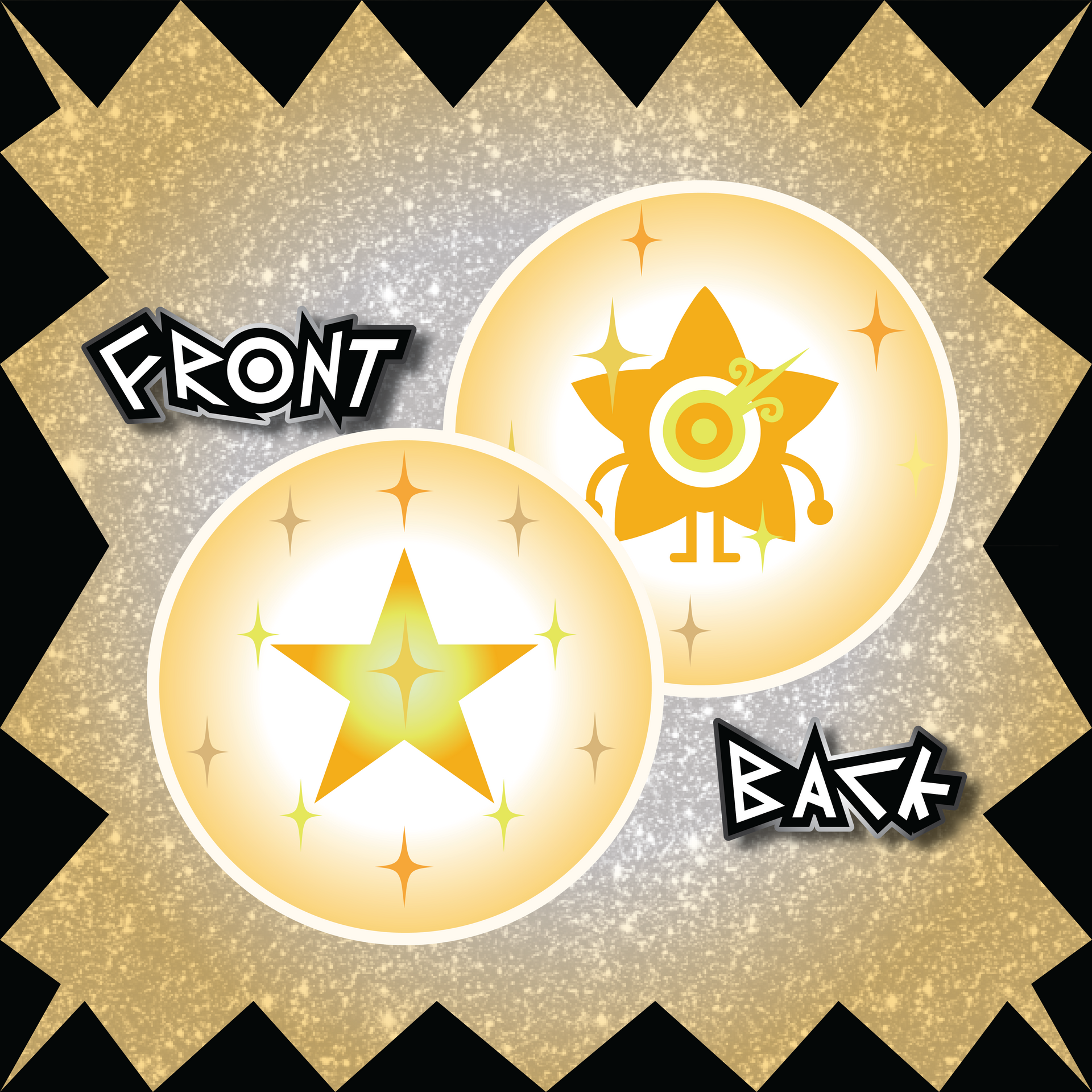 Gold Star Blessing Charm