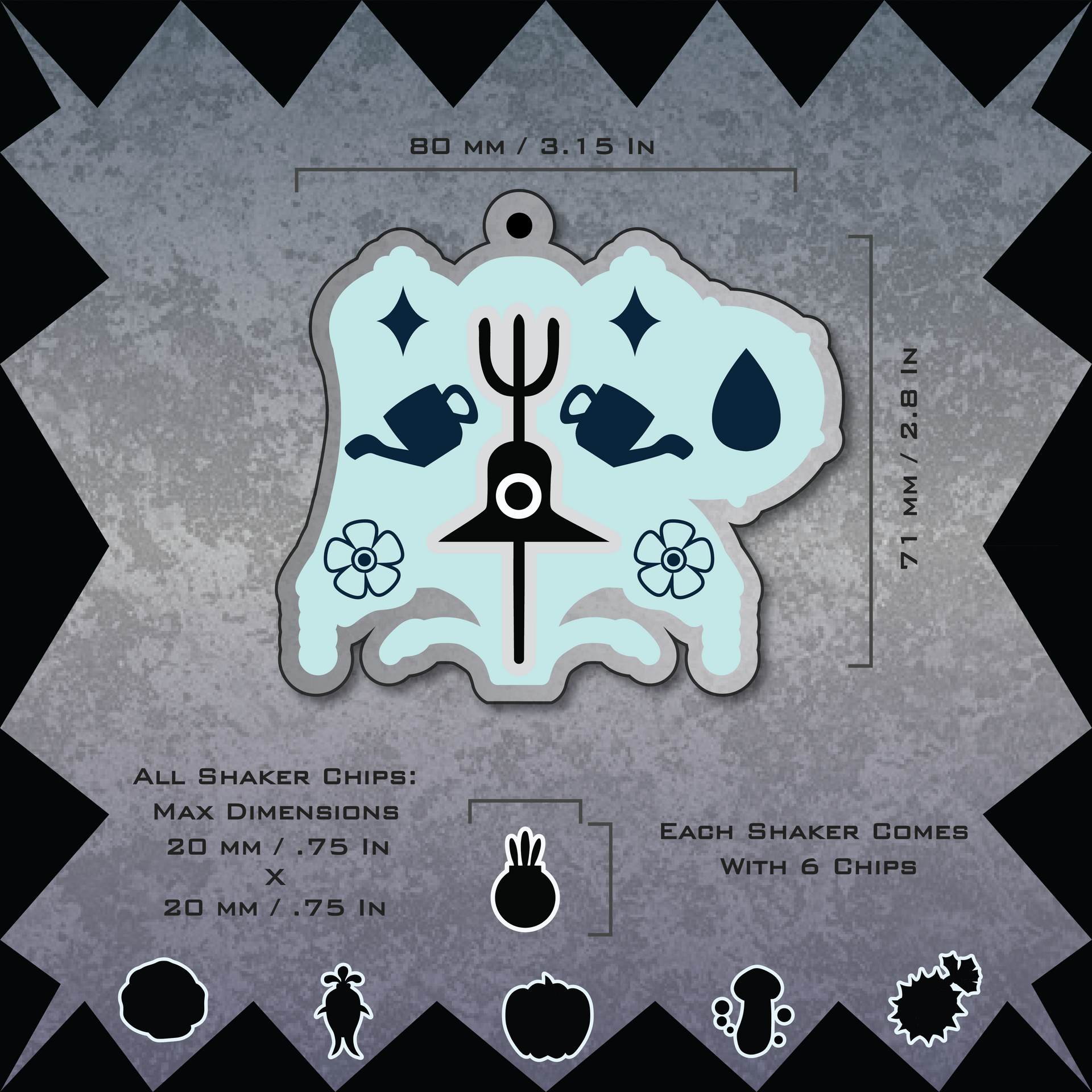 Plant Minigame Shaker Charm