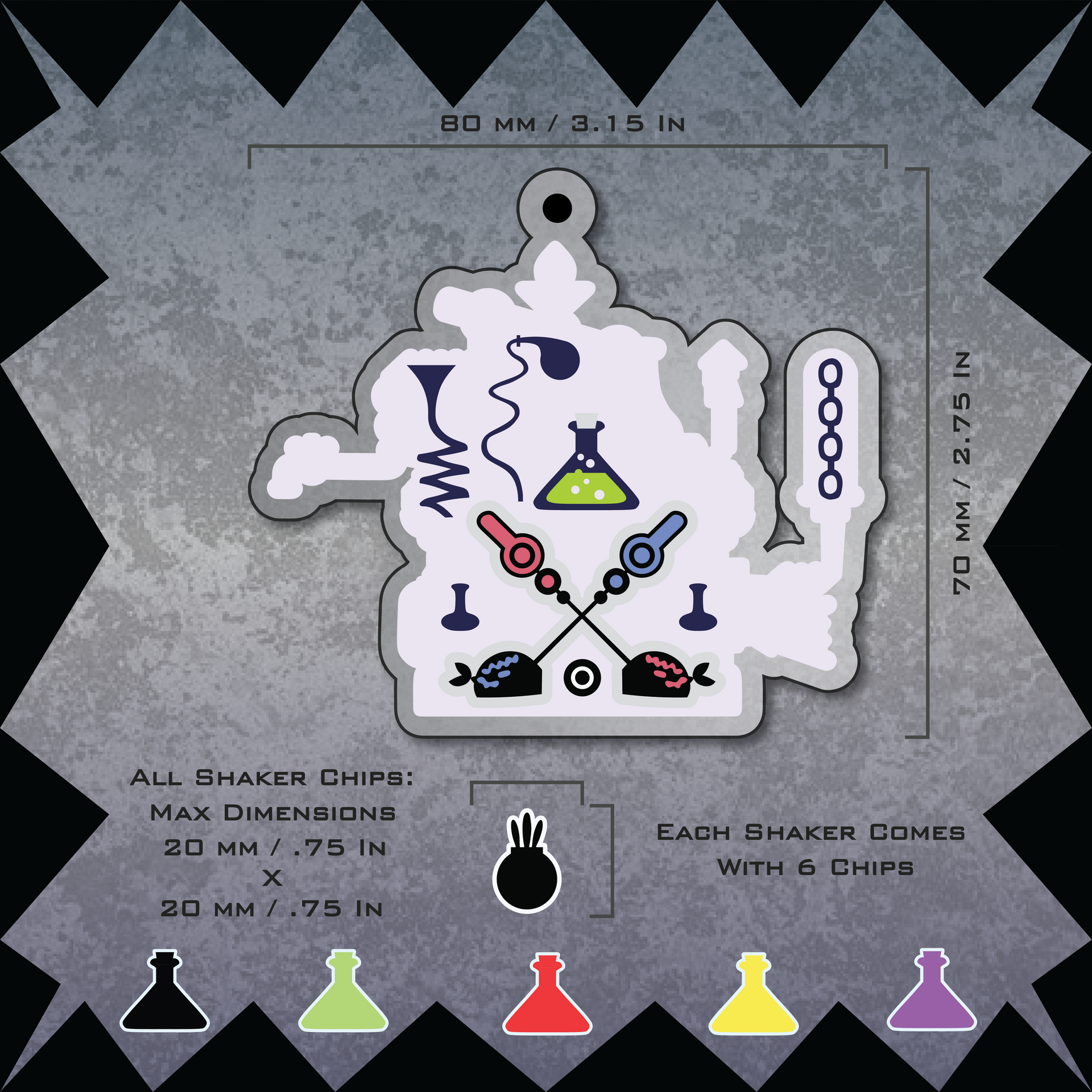 Fluid Minigame Shaker Charm