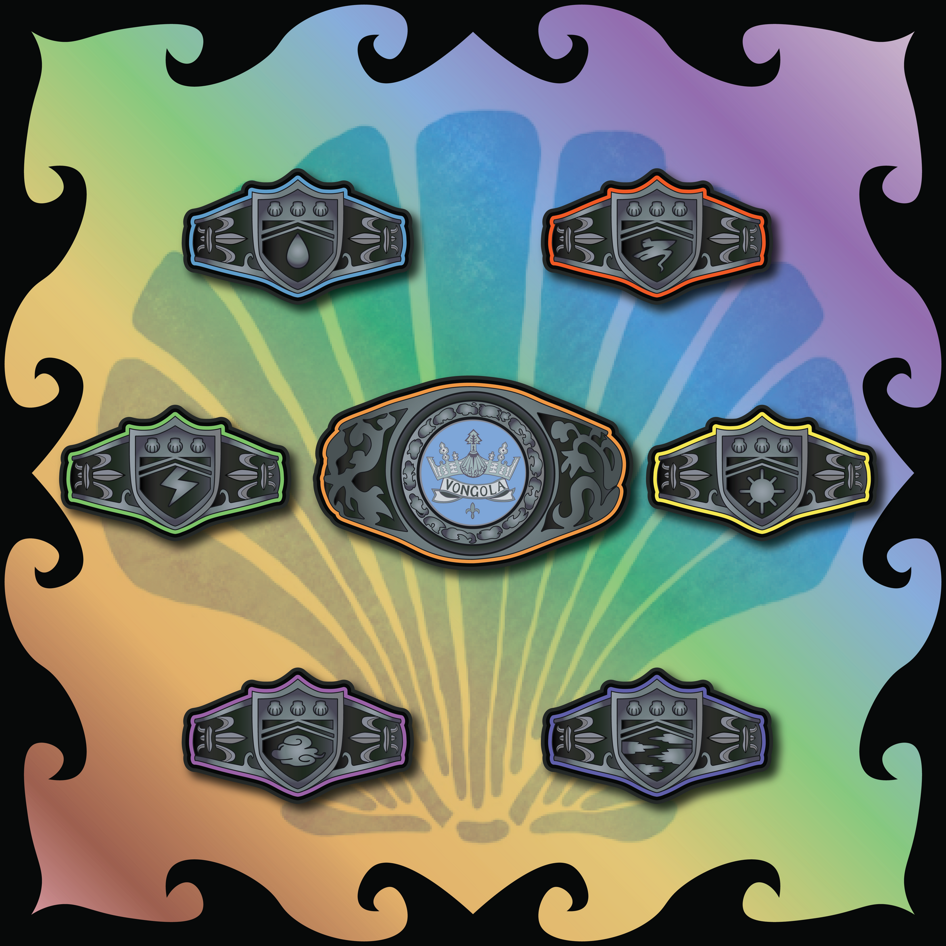 Guardian Trial Ring Charm Set