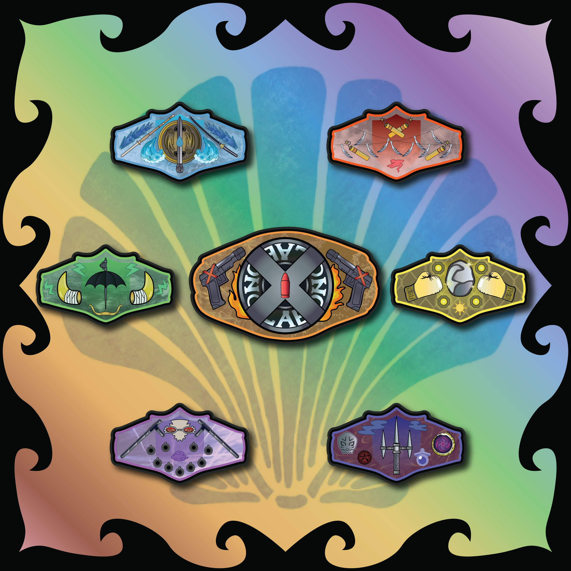 Guardian Trial Ring Charm Set