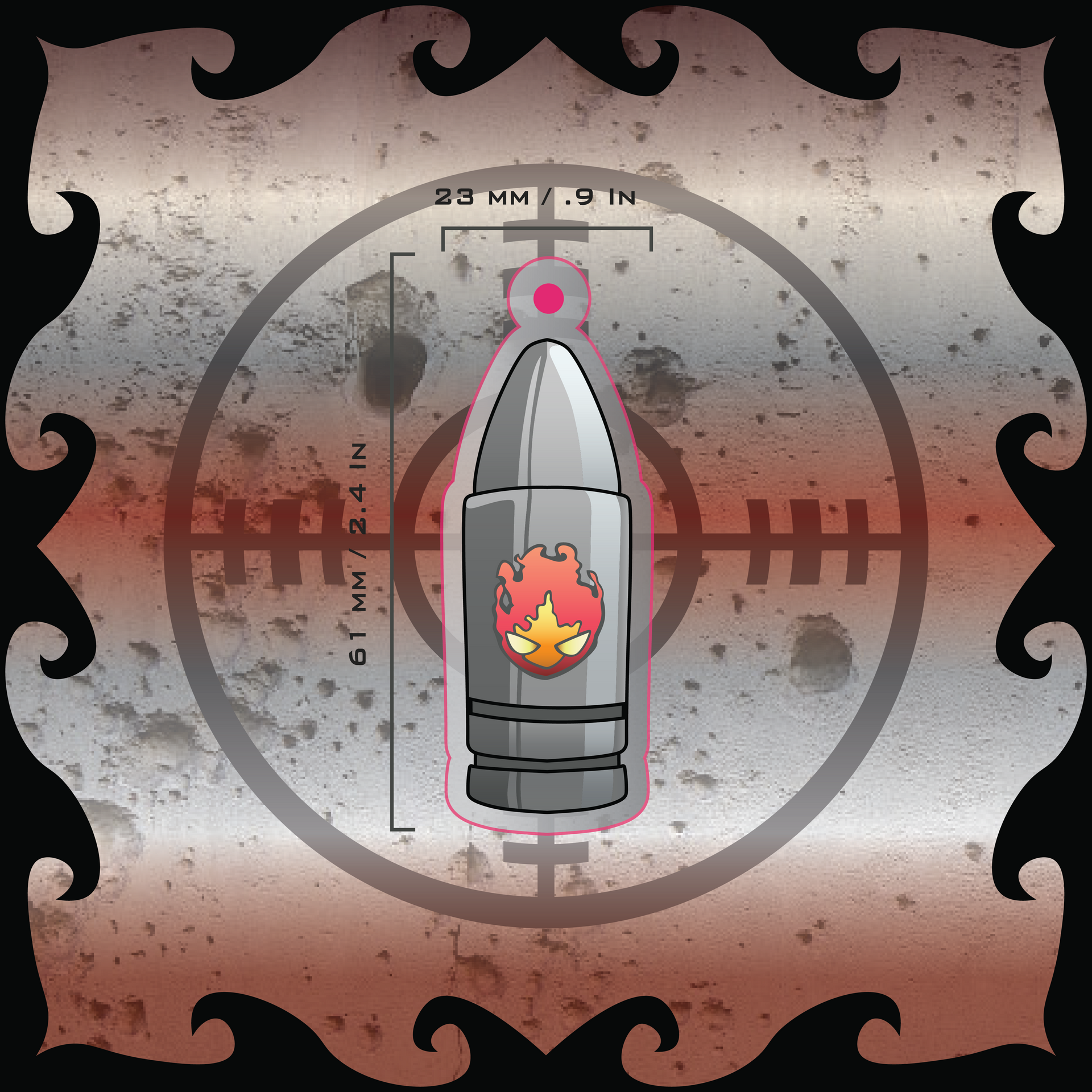 Transformation Bullet Charm