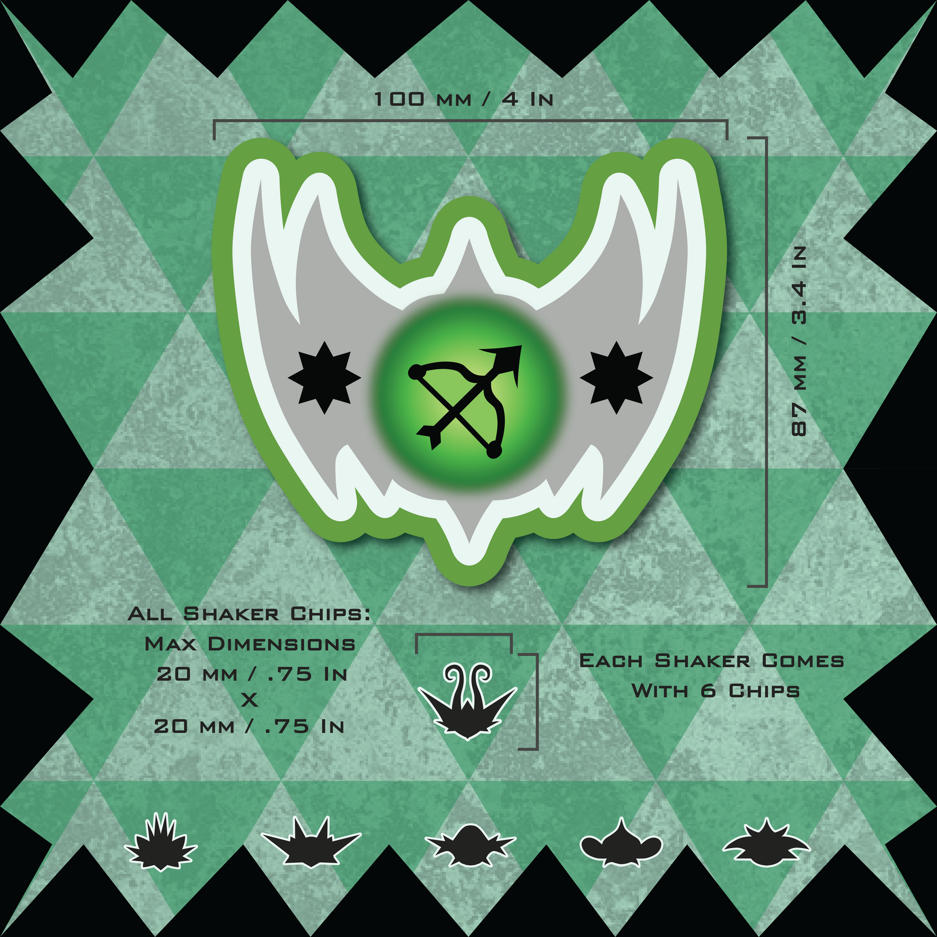 Arrow Class Shaker Charm