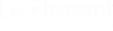 Logo Le Pleasant Hôtel et Café.
