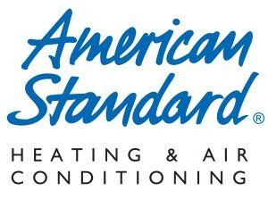 American Standard Heating & Air Conditioning logo in blue.