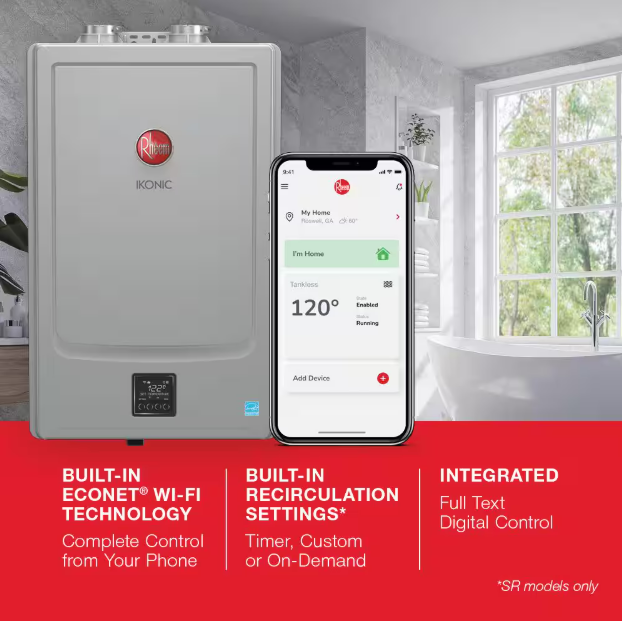 A man is working on a pipe with a wrench.