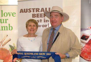 Ian & Anne Galloway at the Brisbane Royal Show 2005