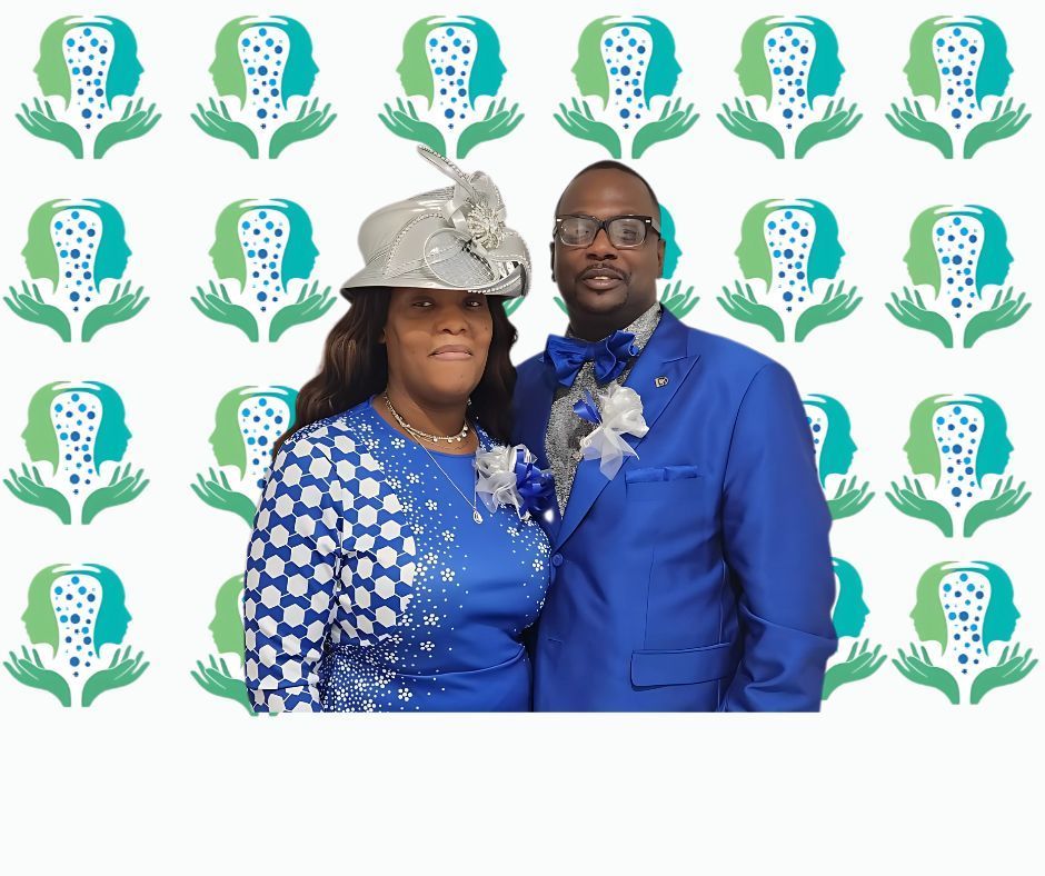 Greater New Bethel Church banner with address and pastor info