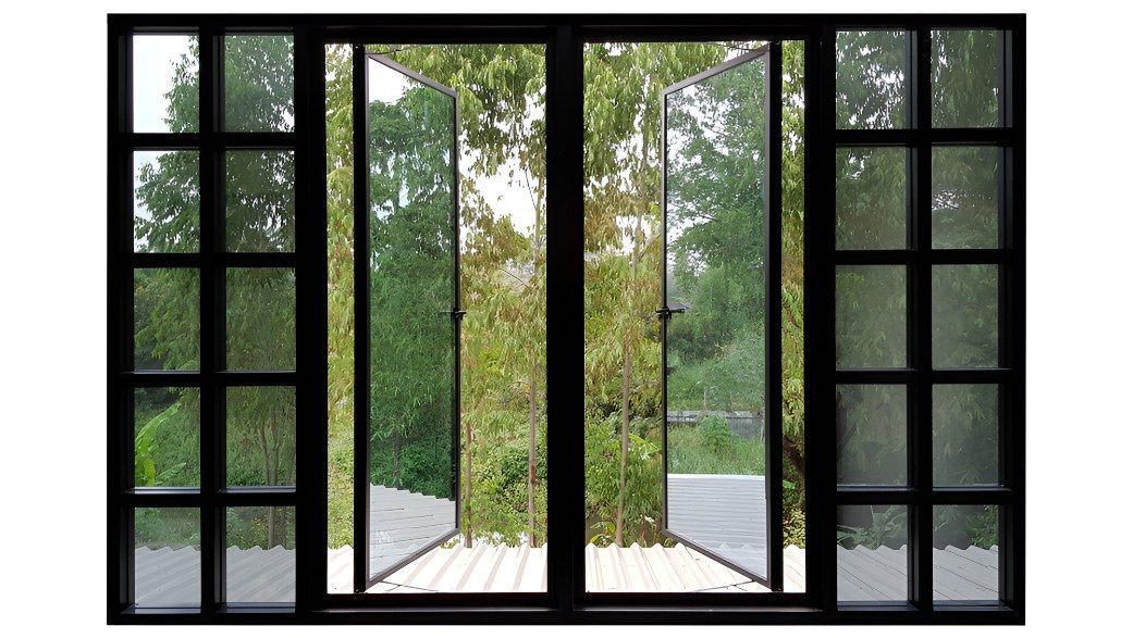 A Large Window With A Lot Of Windows And Trees — K & S Windows In Ciccone, NT
