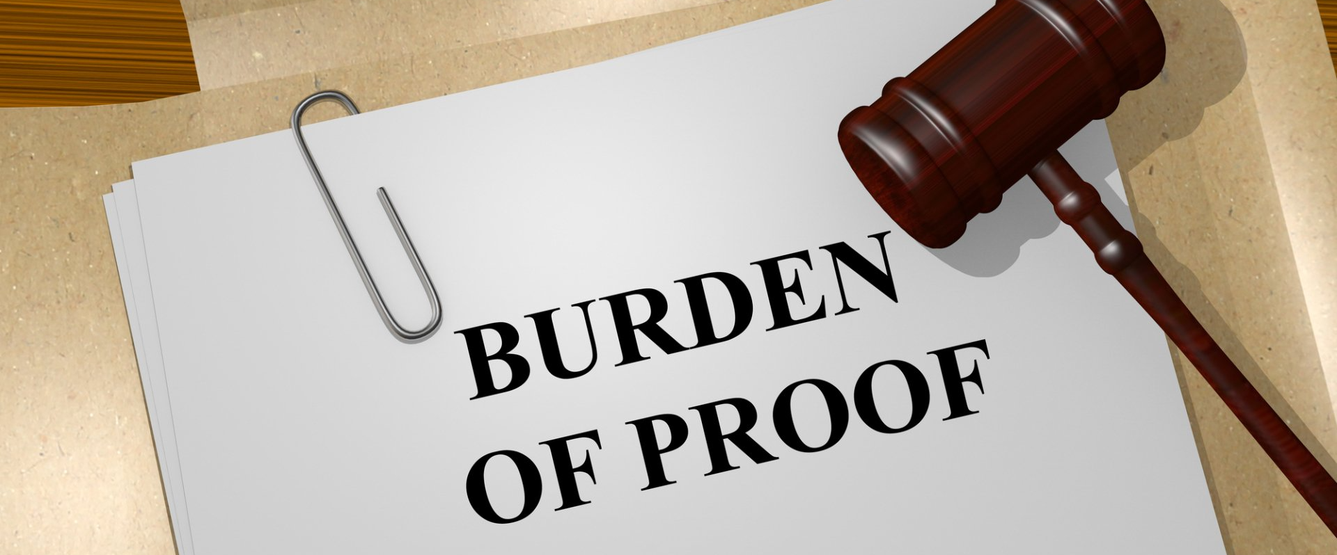burden of proof civil litigation